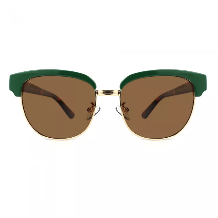 Ochelari de soare cu lentile polarizate TAC pentru copii - Denver - Sherwood Green + Brown Tortoise - GrechX