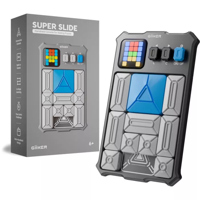 Joc puzzle interactiv - Super Slide - Gri - GiiKER