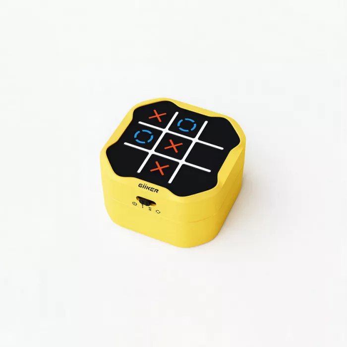 Joc electronic - X si 0 - Infinite Tic Tac Toe Bolt - Galben - GiiKER