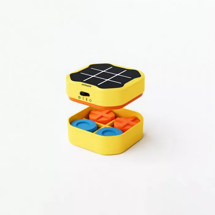 Joc electronic - X si 0 - Infinite Tic Tac Toe Bolt - Galben - GiiKER