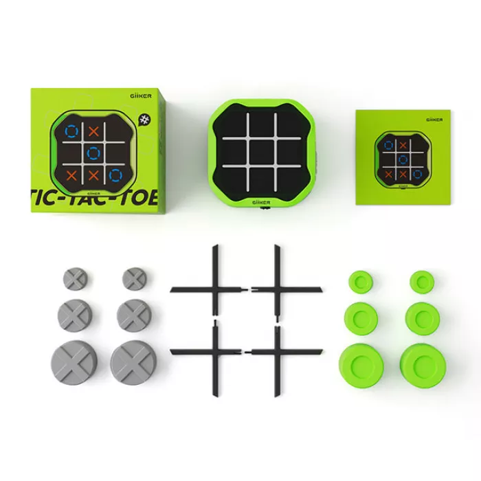 Joc electronic - X si 0 - Infinite Tic Tac Toe Bolt - VERDE - GiiKER