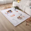 Saltea de joaca coral velvet cu spuma memorie 120 x 170 cm – Dinosaur Balloons - Hakuna Matte
