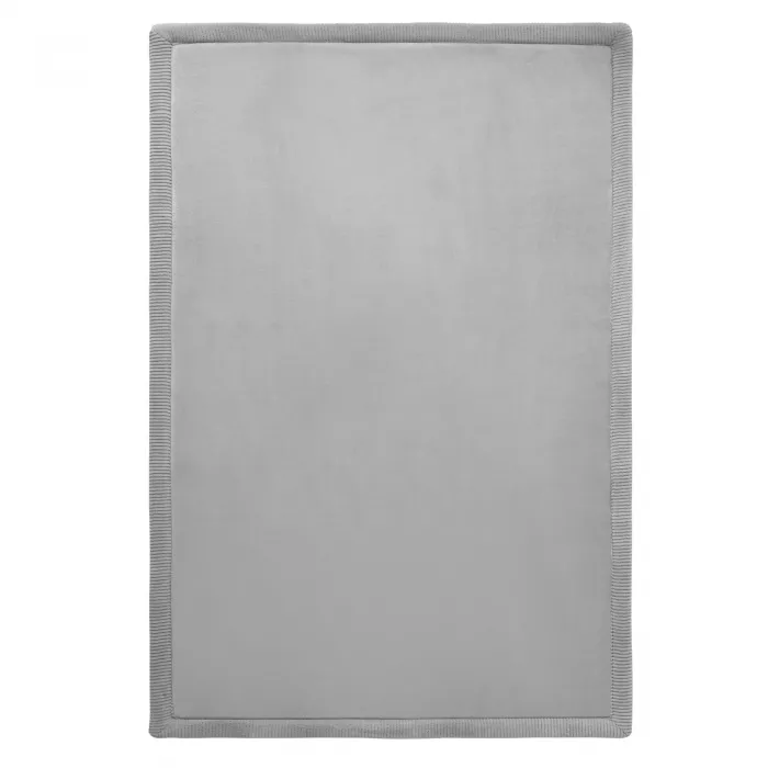 Saltea de joaca coral velvet cu spuma memorie 120 x 170 cm – Gri - Hakuna Matte