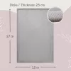 Saltea de joaca coral velvet cu spuma memorie 120 x 170 cm – Gri - Hakuna Matte