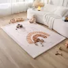Saltea de joaca coral velvet cu spuma memorie 120 x 170 cm – Rainbow Elephant - Hakuna Matte