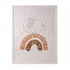 Saltea de joaca coral velvet cu spuma memorie 120 x 170 cm – Rainbow Elephant - Hakuna Matte