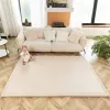 Saltea de joaca coral velvet cu spuma memorie 150 x 200 cm – Bej - Hakuna Matte