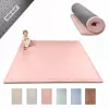 Saltea de joaca coral velvet cu spuma memorie 150 x 200 cm – Roz - Hakuna Matte