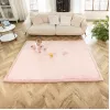 Saltea de joaca coral velvet cu spuma memorie 150 x 200 cm – Roz - Hakuna Matte