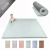 Saltea de joaca coral velvet cu spuma memorie 150 x 200 cm – Verde Soft - Hakuna Matte