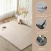Saltea de joaca coral velvet cu spuma memorie 200 x 280 cm – bej - Hakuna Matte