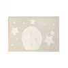 Saltea de joaca coral velvet cu spuma memorie 120 x 170 cm – Luna si Stele - Hakuna Matte