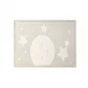 Saltea de joaca coral velvet cu spuma memorie 200 x 150 cm – Luna si Stele - Hakuna Matte