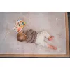 Saltea de joaca coral velvet cu spuma memorie Glow in the Dark - 120 x 170 cm – Dinozauri - Hakuna Matte