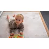 Saltea de joaca coral velvet cu spuma memorie Glow in the Dark - 120 x 170 cm – Dinozauri - Hakuna Matte