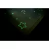 Saltea de joaca coral velvet cu spuma memorie Glow in the Dark - 120 x 170 cm – Stele - Hakuna Matte