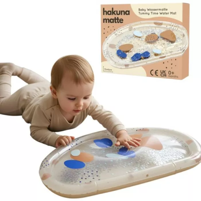 Saltea cu activitati -  Tummy Time  - Watergarden 73 x 42 cm - Hakuna Matte