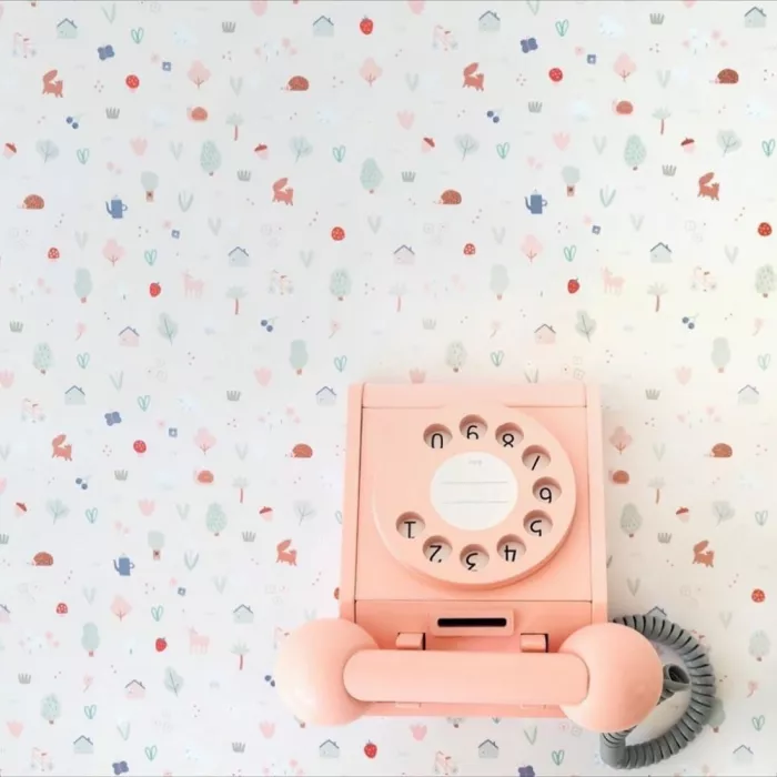 Telefon retro ROZ - kiko+and gg* Telefon retro ROZ - kiko+and gg*