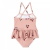 Costum de baie intreg cu protectie UV 50+ pentru fete - Pink Cherry - KULING Costum de baie intreg cu protectie UV 50+ pentru fete - Pink Cherry - KULING