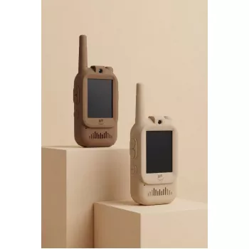 Set de Walkie Talkie cu Video - Beige/Brown - KidLupe