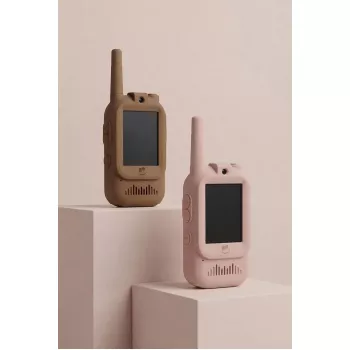 Set de Walkie Talkie cu Video - Pink/Brown - KidLupe