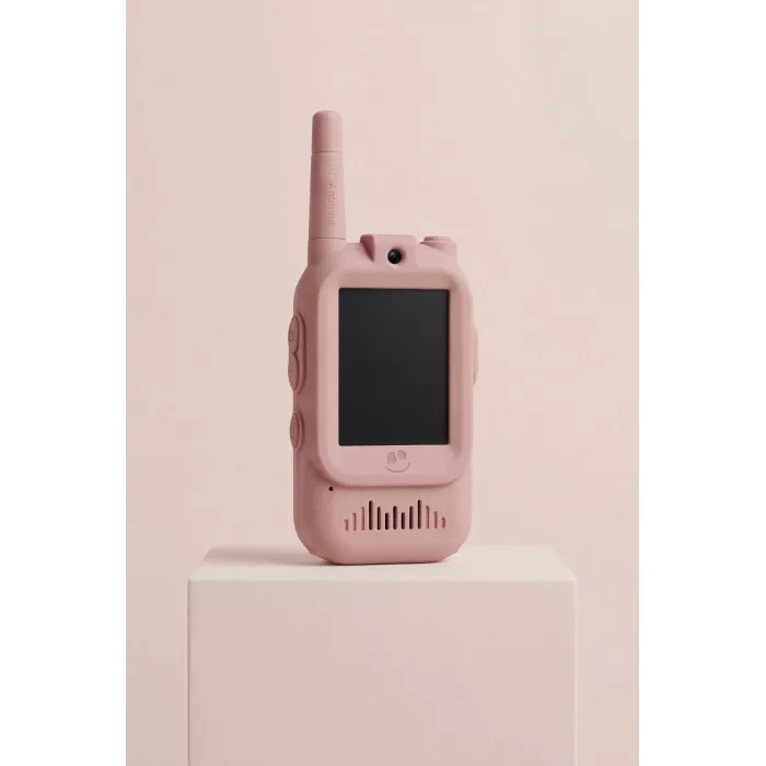Set Walkie Talkie cu Video - Pink/Brown - KidLupe