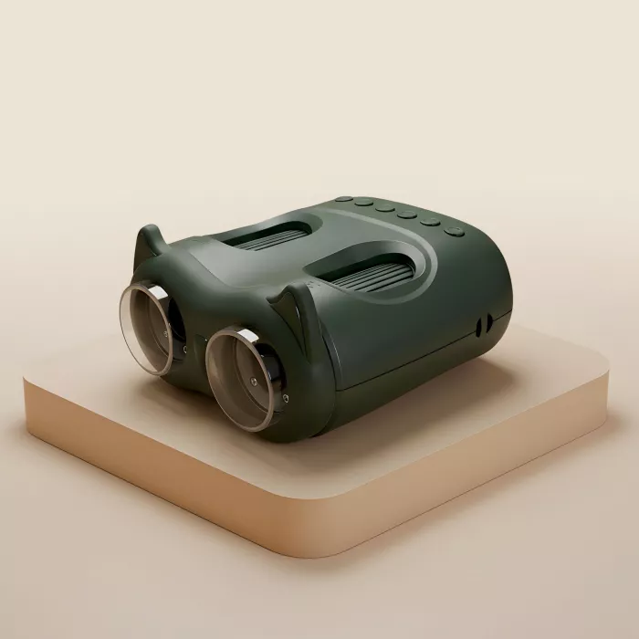 Binoclu si Microscop 2in1 pentru copii Discovery – Green - KidLupe