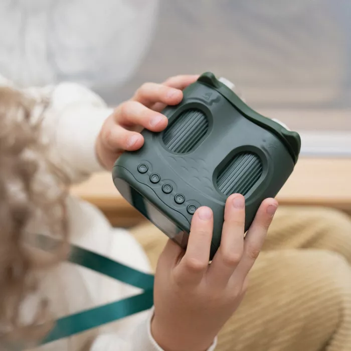 Binoclu si Microscop 2in1 pentru copii Discovery – Bej - KidLupe