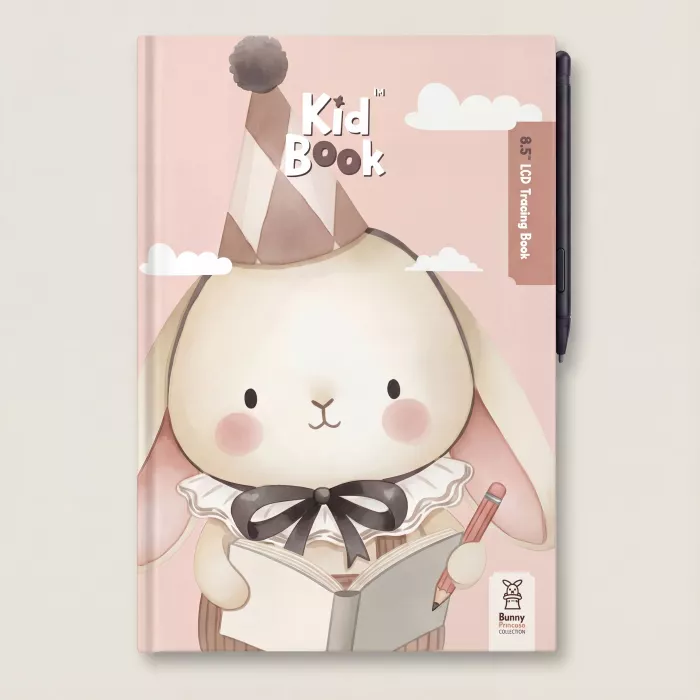 Tableta de desenat cu cartonase cu imagini – Rabit – Pink - KidLupe
