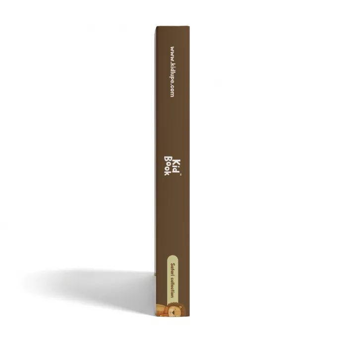Tableta de desenat cu cartonase cu imagini – Safari – Beige - KidLupe