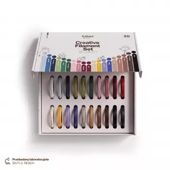Set filamente creative pentru Creion 3D - 20 x 5m - Multi - KidLupe