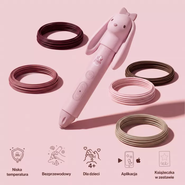 Creion 3D pentru copii KidPen – Rabbit - KidLupe
