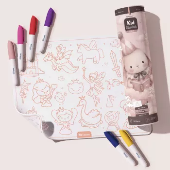 Plansa din silicon pentru colorat si scris - Princess - KidLupe