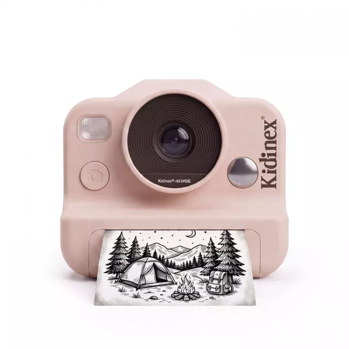 Aparat foto instant pentru copii Kidsnap cu imprimare instantanee