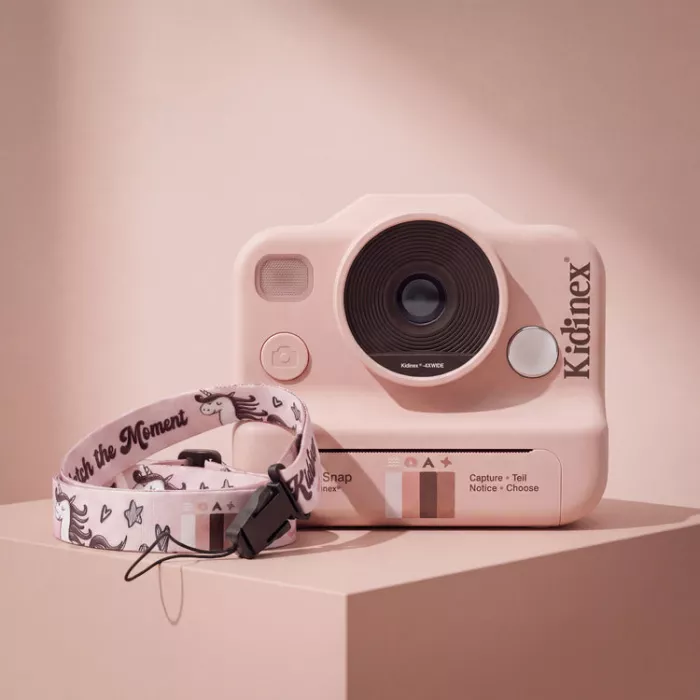 Aparat foto instant pentru copii Kidsnap cu imprimare instantanee