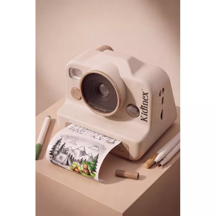 Aparat Foto Instant pentru Copii KidSnap - Beige - KIdLupe