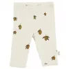 Pantaloni din bumbac organic pentru nou-nascuti - Lemon - Konges Sløjd