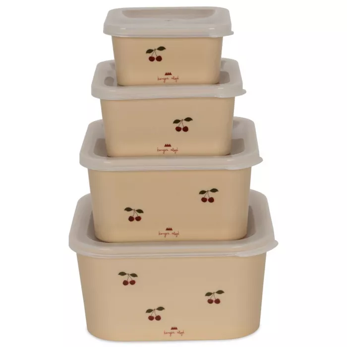 Caserola pentru pranz - set 4 bucati - CHERRY - Konges Sløjd