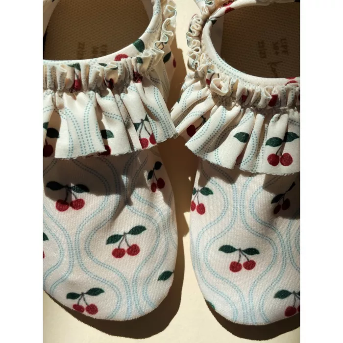 Papuci de inot pentru copii - Manuca Frill - CHERRY MOTIF - Konges Sløjd