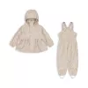 Costum impermeabil pentru ploaie captusit cu fleece - RAINY PALME - MILK TANK - Konges Sløjd