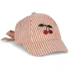 Sapca pentru copii din bumbac organic - ELLIE - AMOUR STRIPE - Konges Sløjd