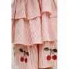 Rochita din bumbac organic Ellie - AMOUR STRIPE - Konges Sløjd