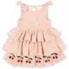 Rochita din bumbac organic Ellie - AMOUR STRIPE - Konges Sløjd