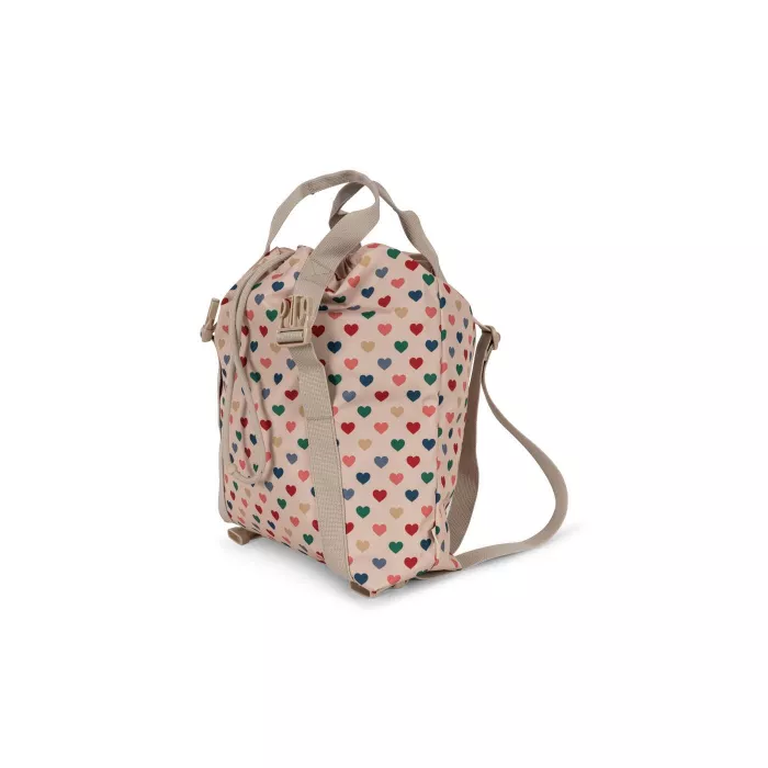 Ghiozdan pentru scolari Clover - COEUR COLORE FRAPPÉ - Konges Sløjd