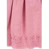 Rochita din tricot dublu de bumbac organic LAPIS - POWDER PINK - Konges Sløjd