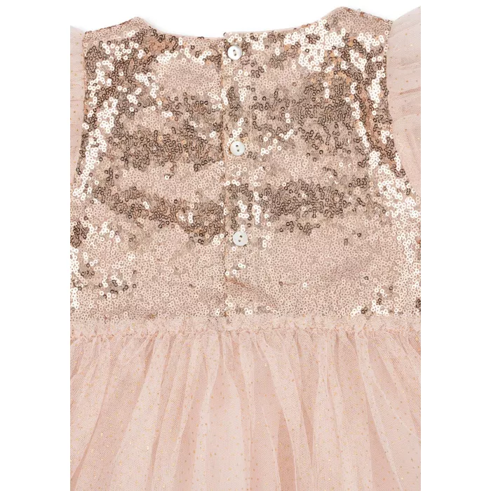 Rochita cu paiete MEI - GOLD BLUSH - Konges Sløjd