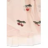 Rochita cu volanase din bumbac Yvonne - FAIRY - MA GRANDE CERISE SEQUIN - Konges Sløjd