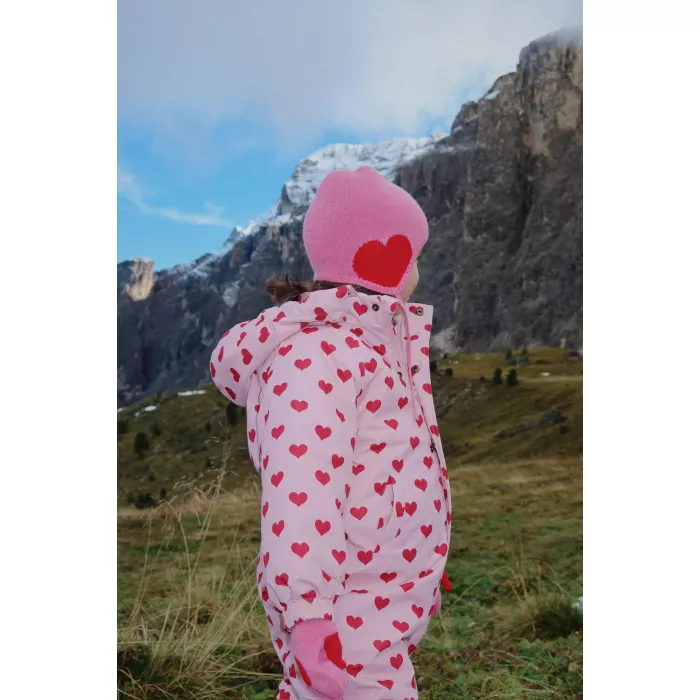 Caciulita din lana cu snur - COLLETTE - PINK - Konges Sløjd