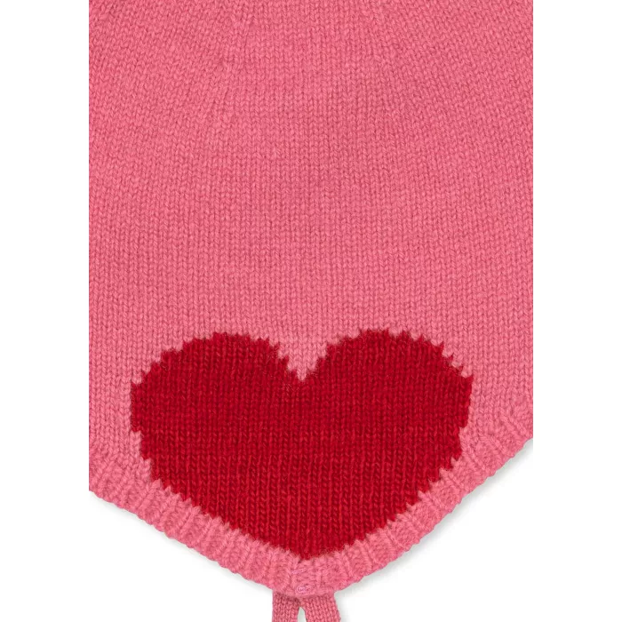 Caciulita din lana cu snur - COLLETTE - PINK - Konges Sløjd