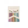 Creioane de colorat cu culori metalice - 18 bucati - MULTICOLORE - Konges Sløjd